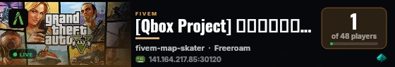 [Qbox Project] مقاطعة العشيرة live status badge
