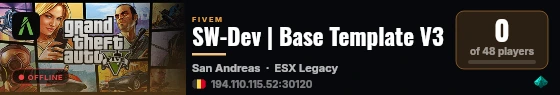 SW-Dev | Base Template V3 live status badge