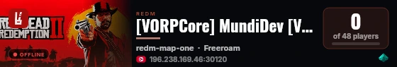 [VORPCore] MundiDev [VORP] live status badge