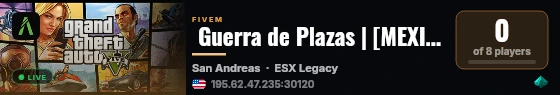  Guerra de Plazas | [MEXICO] Carteles, Ejercito y MARINA live status badge