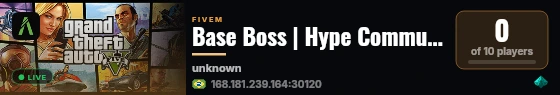 Base Boss | Hype Community live status badge