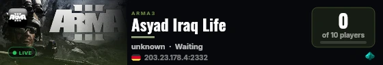Asyad Iraq Life live status badge