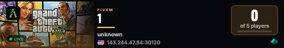 1 live status badge