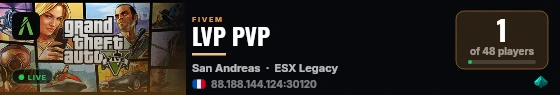LVP PVP live status badge