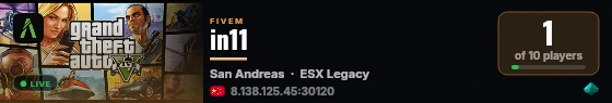in11 live status badge