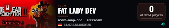 FAT LADY DEV live status badge