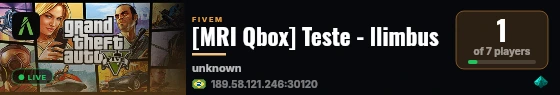 [MRI Qbox] Teste - llimbus live status badge