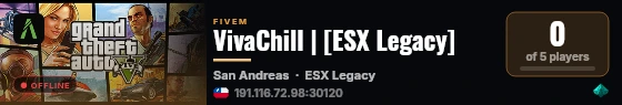 VivaChill | [ESX Legacy] live status badge