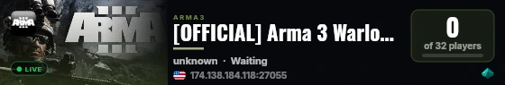 [OFFICIAL] Arma 3 Warlords by Airbus Interactive (US) #01c live status badge