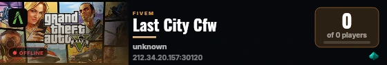 Last City Cfw live status badge