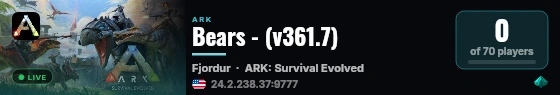 Bears - (v361.7) live status badge