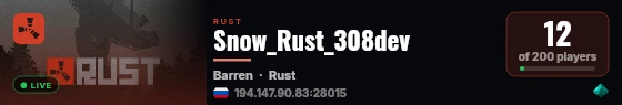 Snow_Rust_308dev live status badge