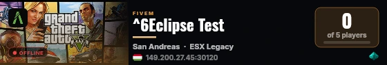 ^6Eclipse Test live status badge