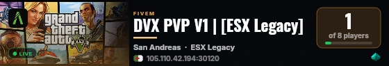 DVX PVP V1 | [ESX Legacy] live status badge
