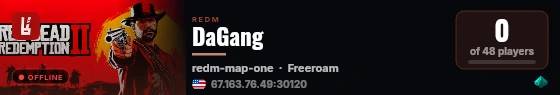 DaGang live status badge