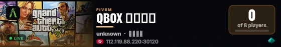 QBOX 繁華之都 live status badge