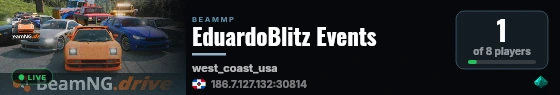 EduardoBlitz Events live status badge