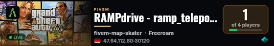 RAMPdrive - ramp_teleport migration test live status badge