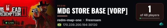 MDG STORE BASE [VORP] live status badge