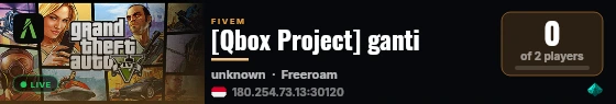 [Qbox Project] ganti live status badge