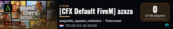 [CFX Default FiveM] azaza live status badge