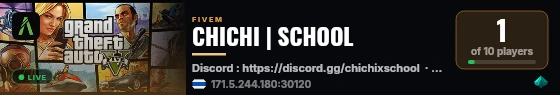 CHICHI | SCHOOL live status badge