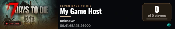 My Game Host live status badge