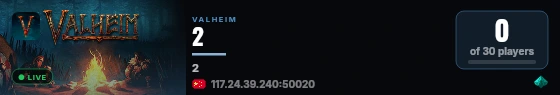 2 live status badge