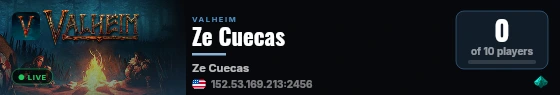 Ze Cuecas live status badge