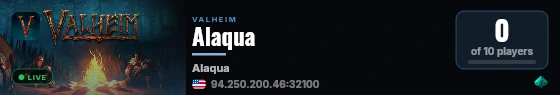 Alaqua live status badge
