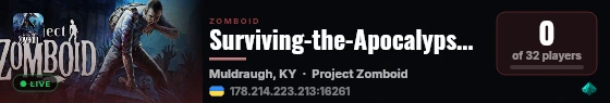 Surviving-the-Apocalypse-PVE live status badge