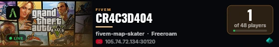 CR4C3D404 live status badge