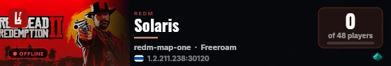Solaris live status badge