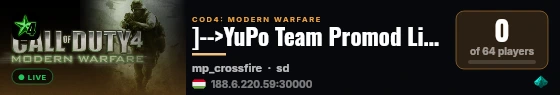 ]-->YuPo Team Promod Live Mod<--[ live status badge