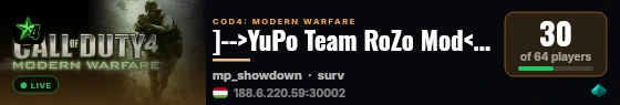 ]-->YuPo Team RoZo Mod<--[ live status badge
