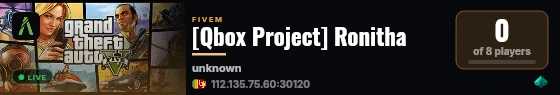 [Qbox Project] Ronitha live status badge