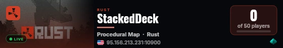 StackedDeck live status badge
