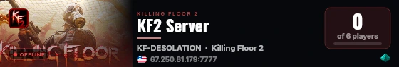 KF2 Server live status badge