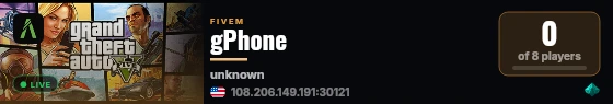 gPhone live status badge