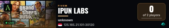 IPUN LABS live status badge