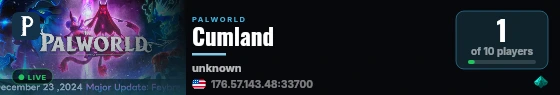 Cumland live status badge