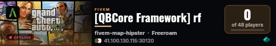 [QBCore Framework] rf live status badge