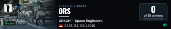 ORS live status badge