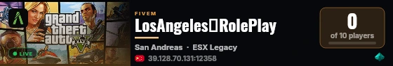LosAngeles丨RolePlay live status badge