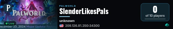 SlenderLikesPals live status badge