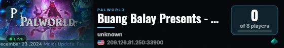 Buang Balay Presents - Pals of Rice live status badge