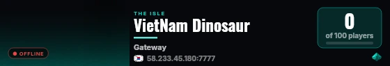 VietNam Dinosaur live status badge