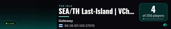 SEA/TH Last-Island | VChat | NO RULES | CBT live status badge