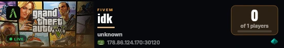 idk live status badge