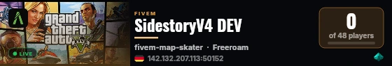 SidestoryV4 DEV live status badge